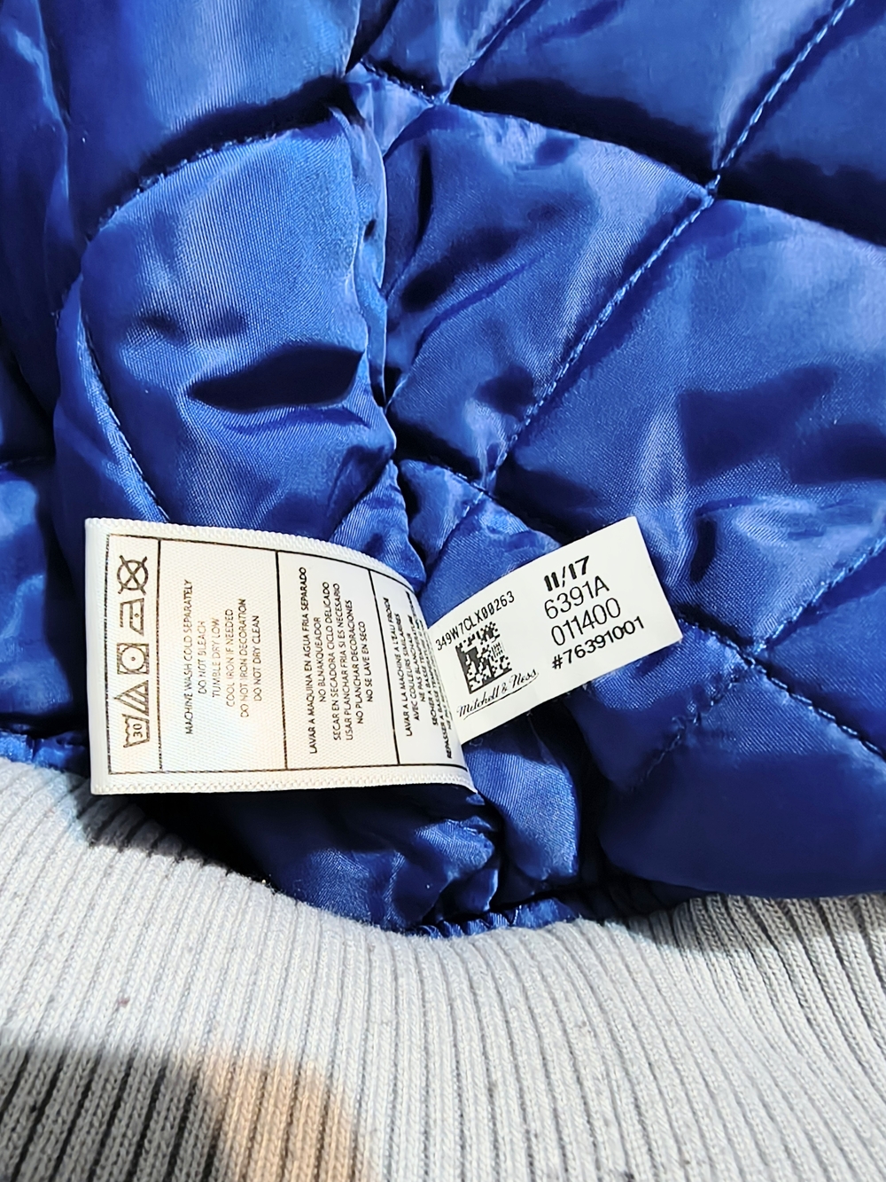 Michell & Ness LA Dodgers Satin Coaches Jacket Cooperstown Collection Medium - Picture 7 of 12